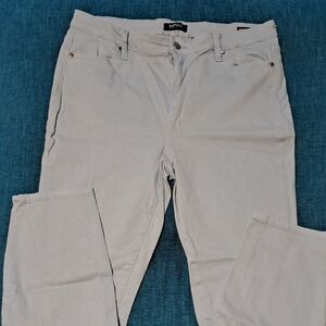 Buffalo David Bitton Women's Light Blue Gray HighRise Soft Stretch Ankle 12/32